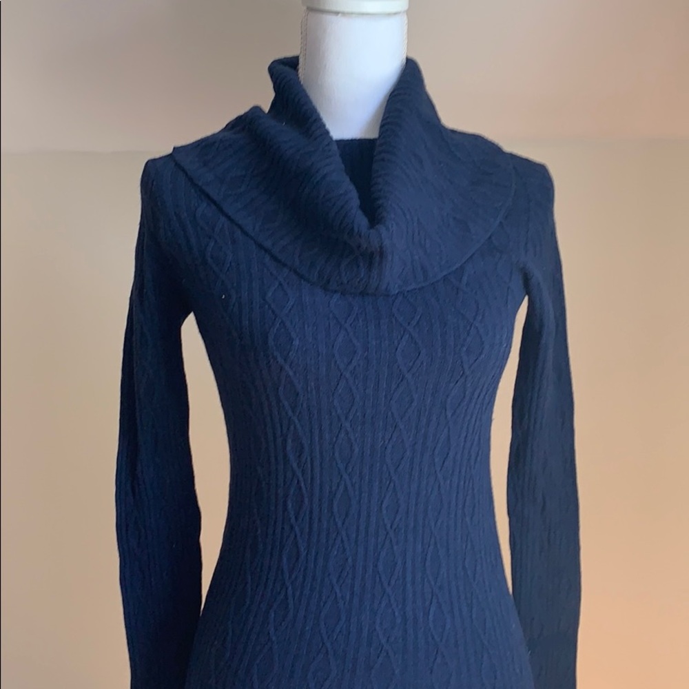 Stefanel navy blue sweater dress, Sz S